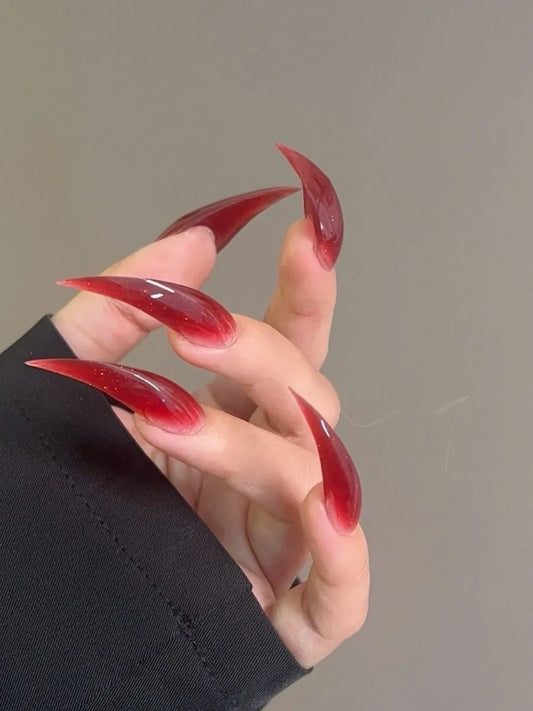 CRIMSON GLITTER CLAW