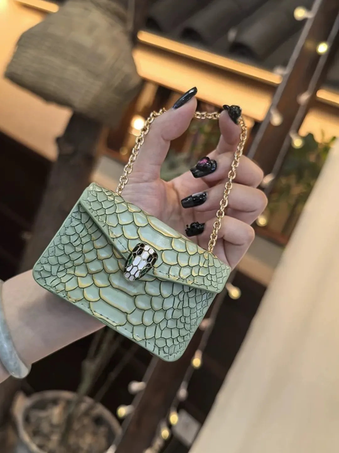 SNAKE DRAGON MINI BAG
