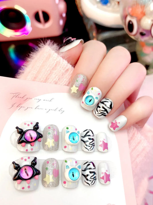 ZEBRA MONSTER NAILS