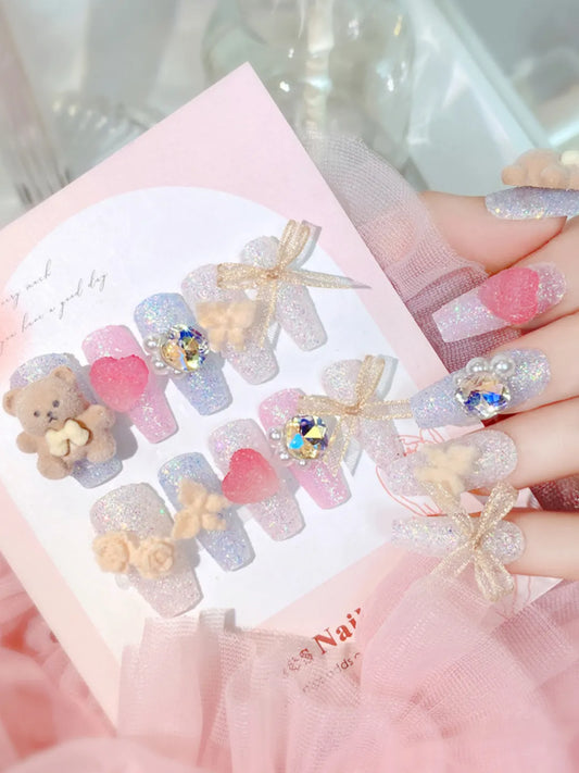 KAWAII GLITTER BEAR