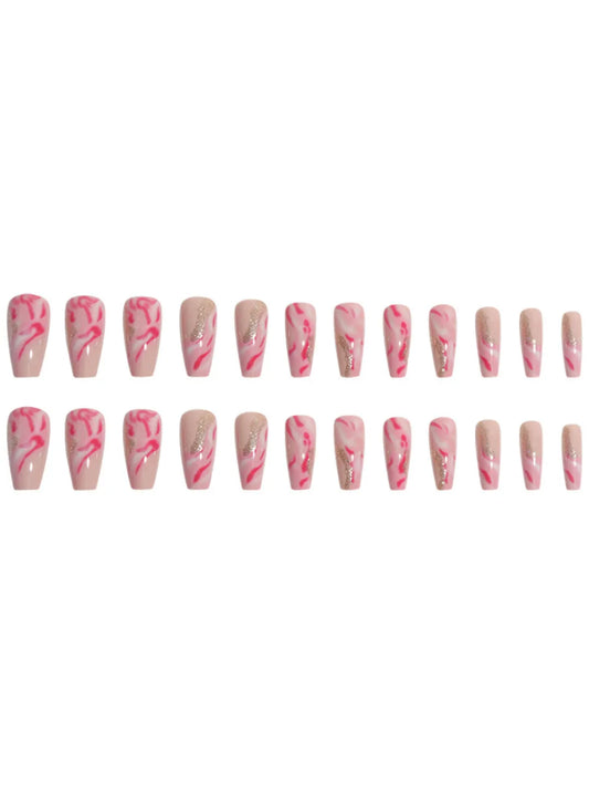 PINK MARBLE PRESSONS