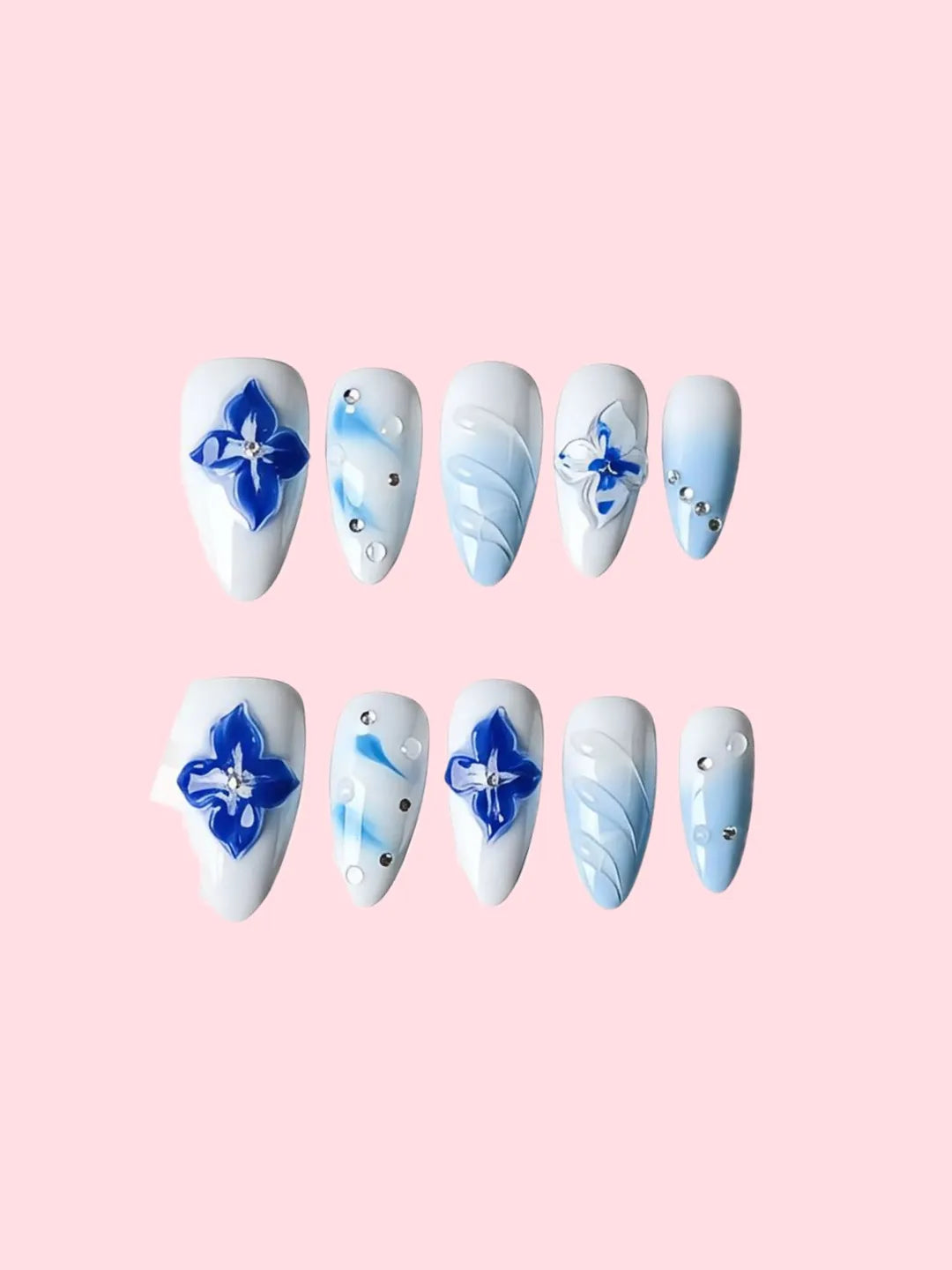 BLUE MONOGRAM FLOWER