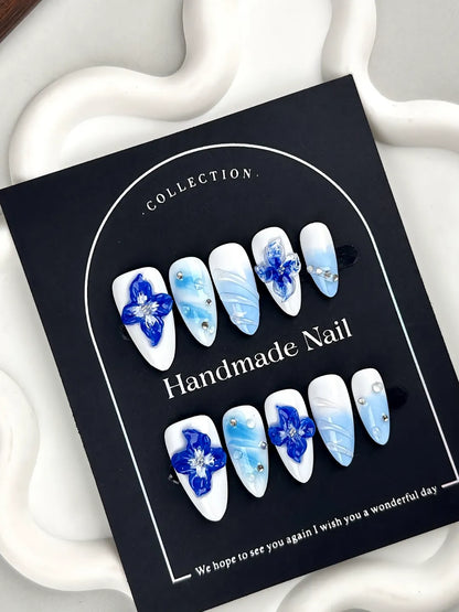 BLUE MONOGRAM FLOWER