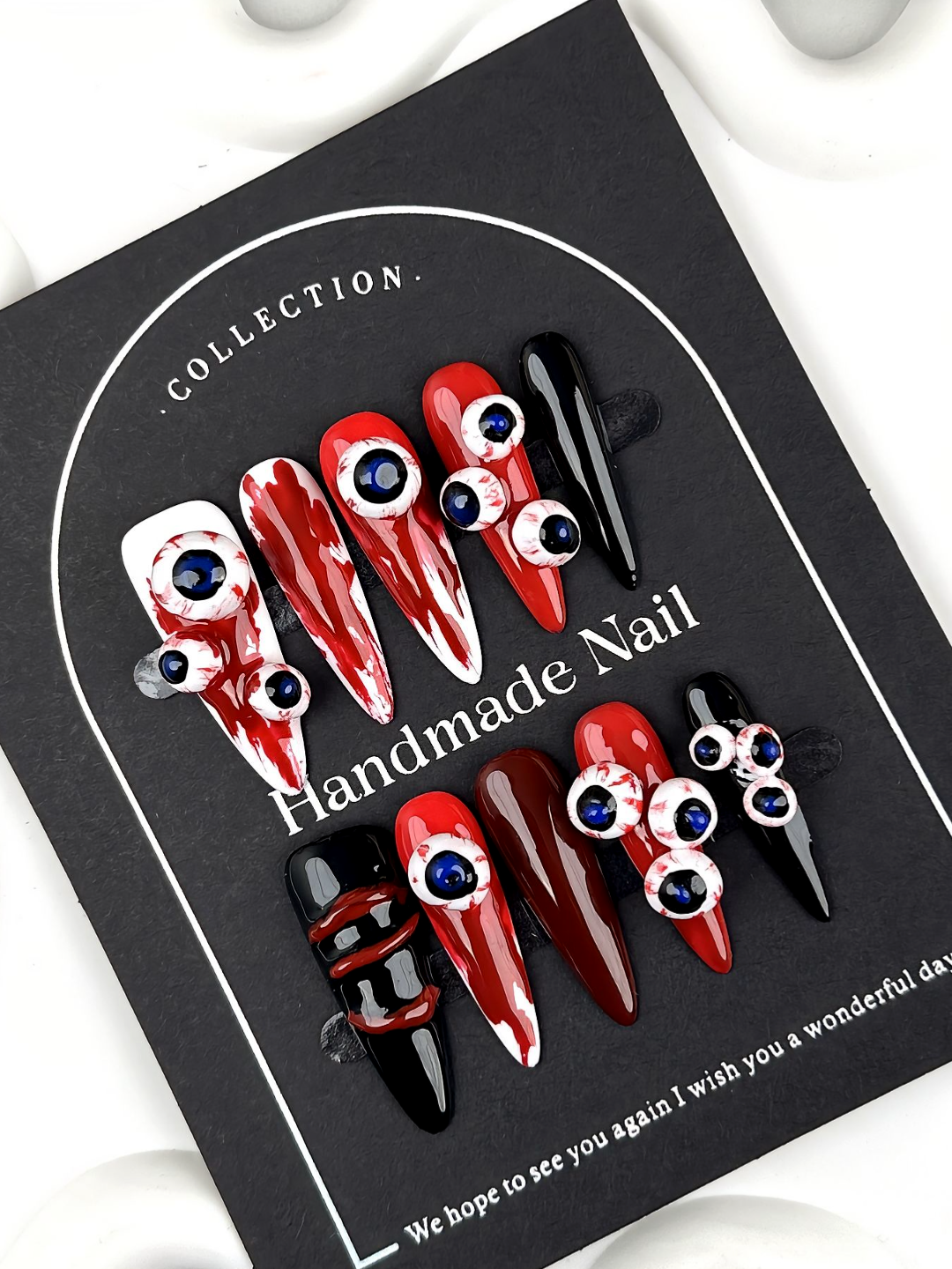 DRAMATIC RED STILETTOS.