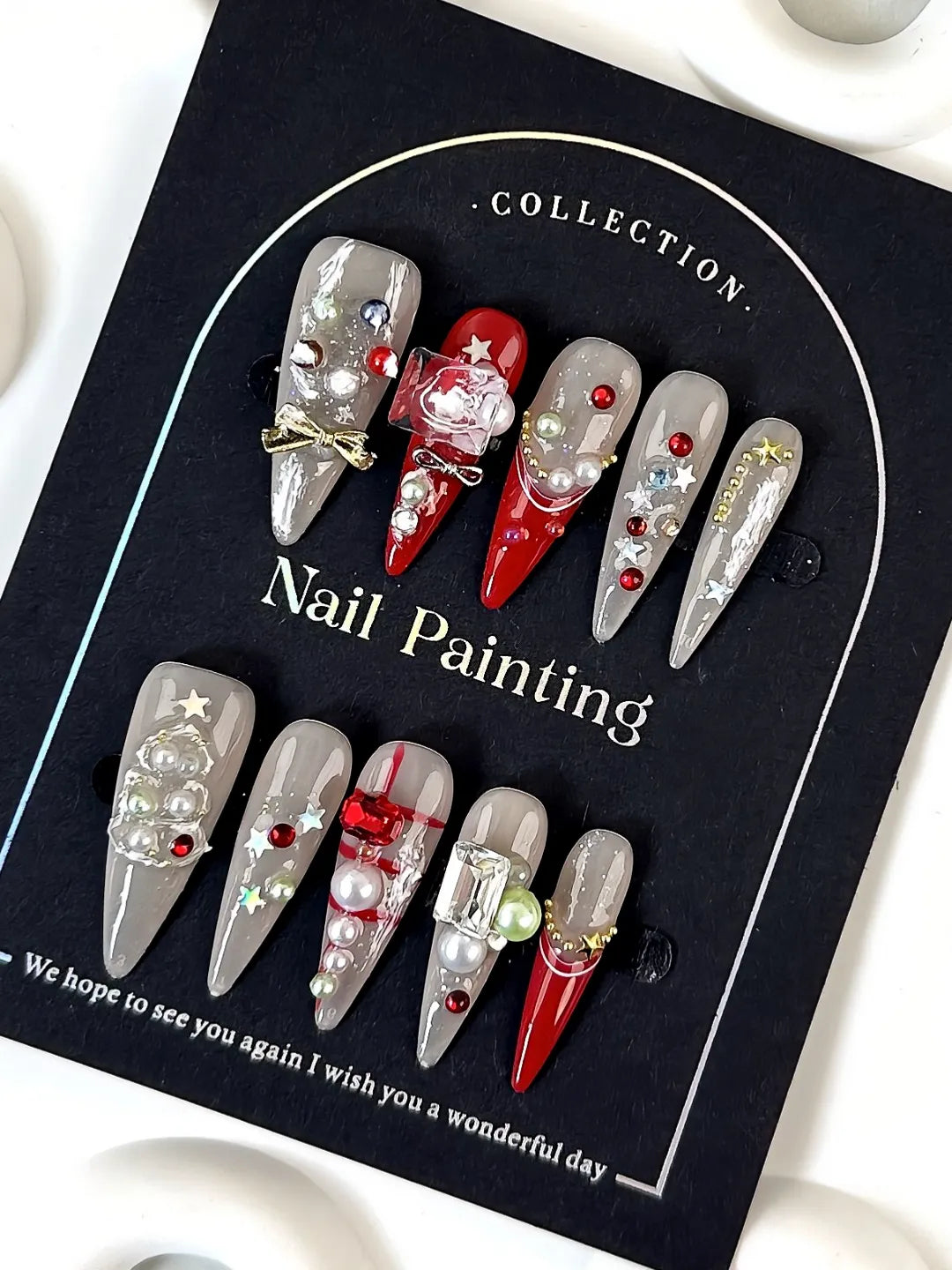 SANTA'S JEWELED STILETTOS