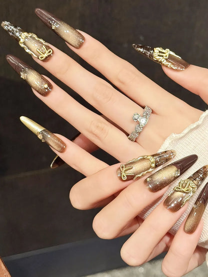 BROWN BUTTERFLY GOLD