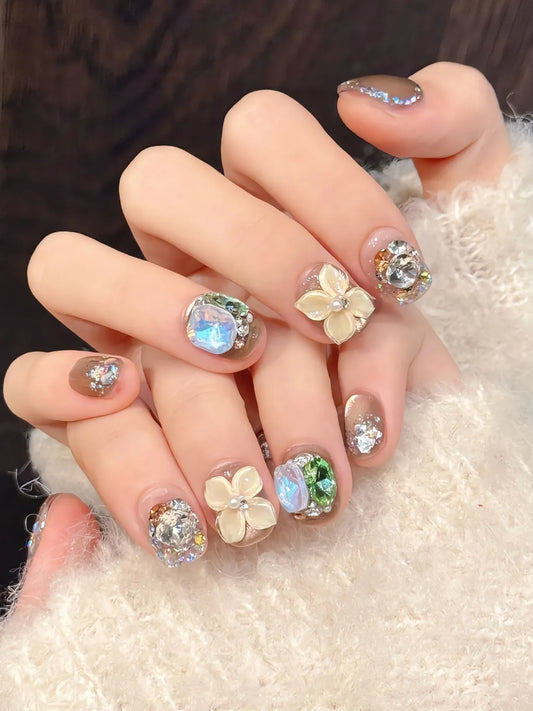 FROSTED FLOWER NAILS