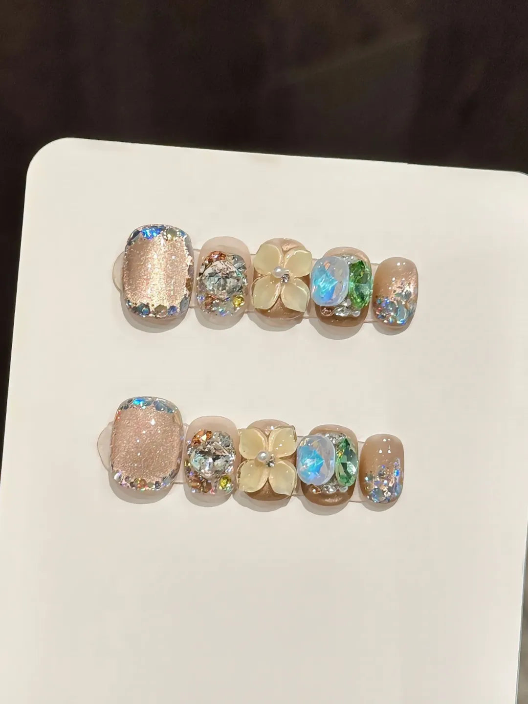 FROSTED FLOWER NAILS