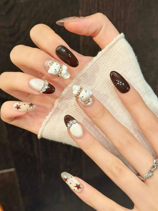 BLACK LEATHER KT CAT