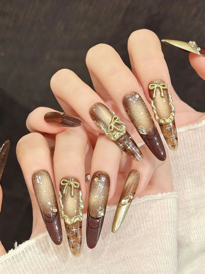 BROWN BUTTERFLY GOLD