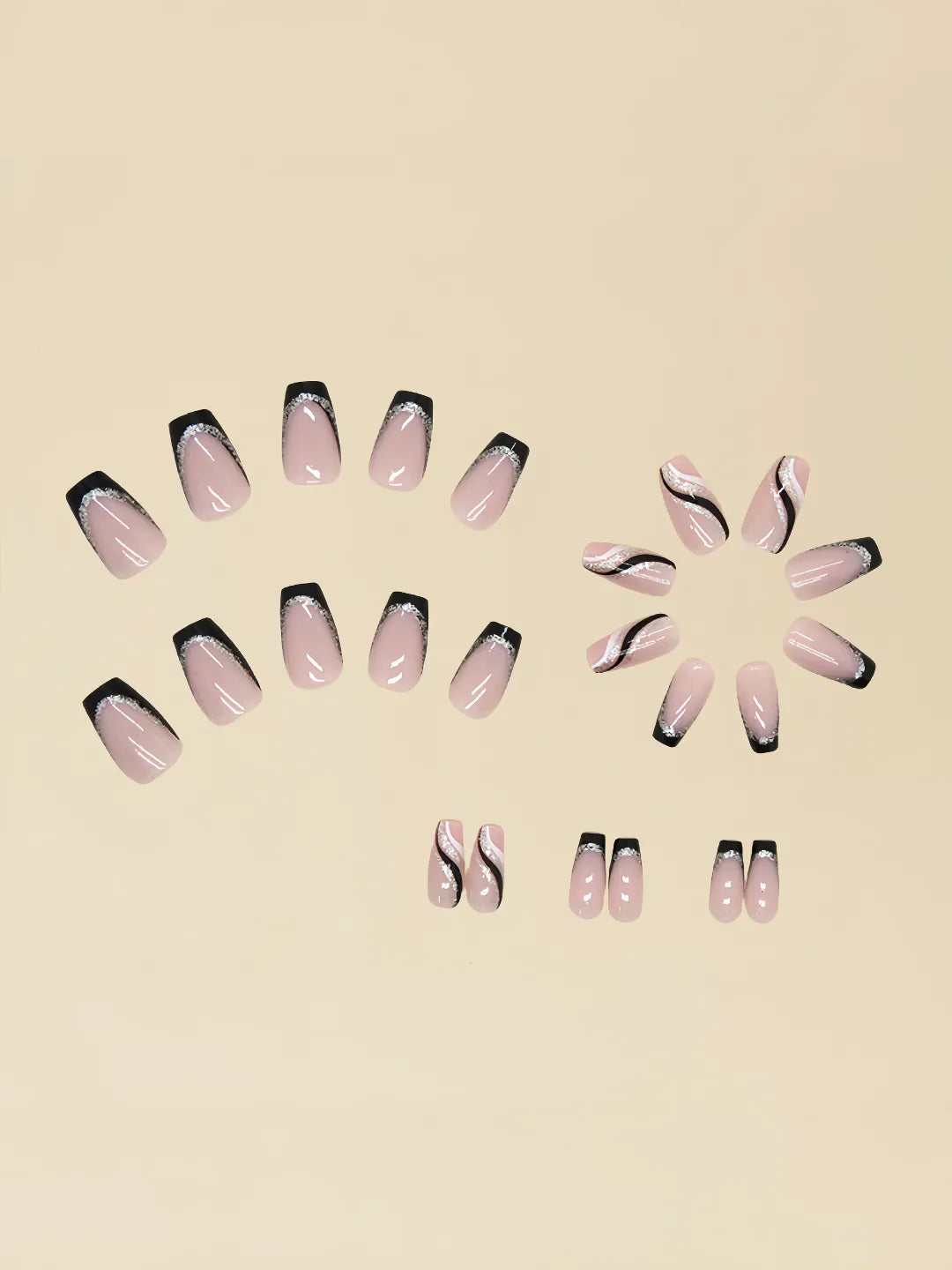 SWIRL GLAM NAILS