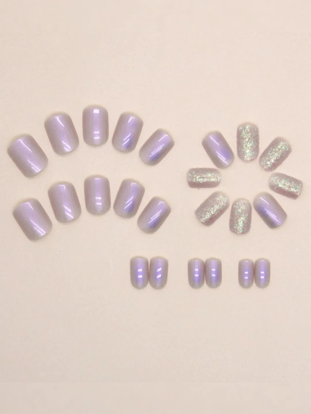 LAVENDER OMBRÉ TOES