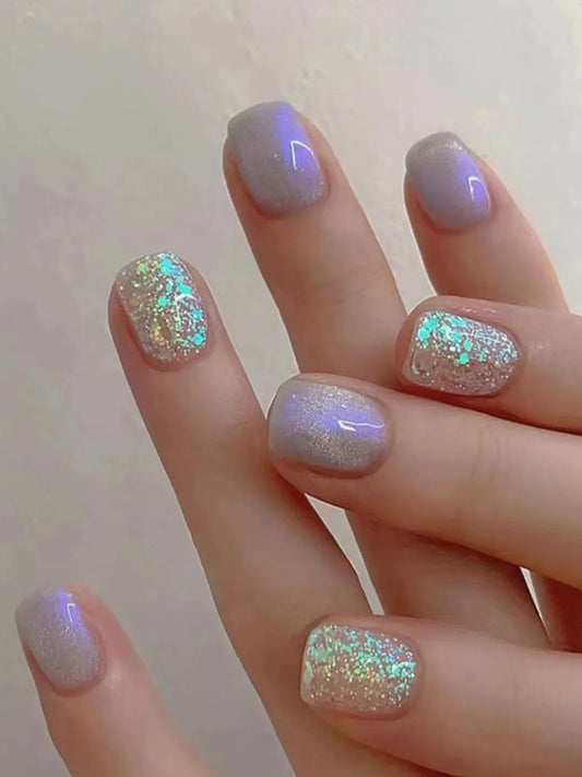 LAVENDER OMBRÉ TOES