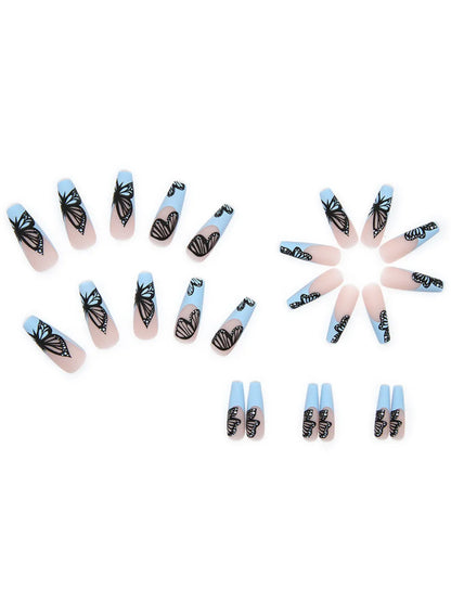 BLUE OMBRE BUTTERFLY