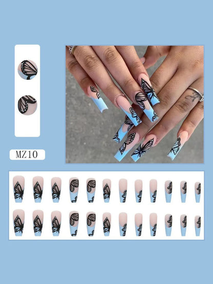 BLUE OMBRE BUTTERFLY