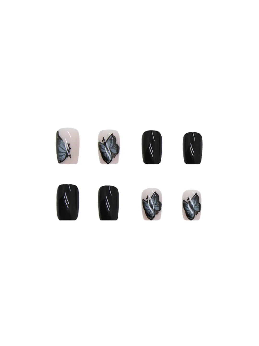 BLACK SWALLOWTAIL NAILS