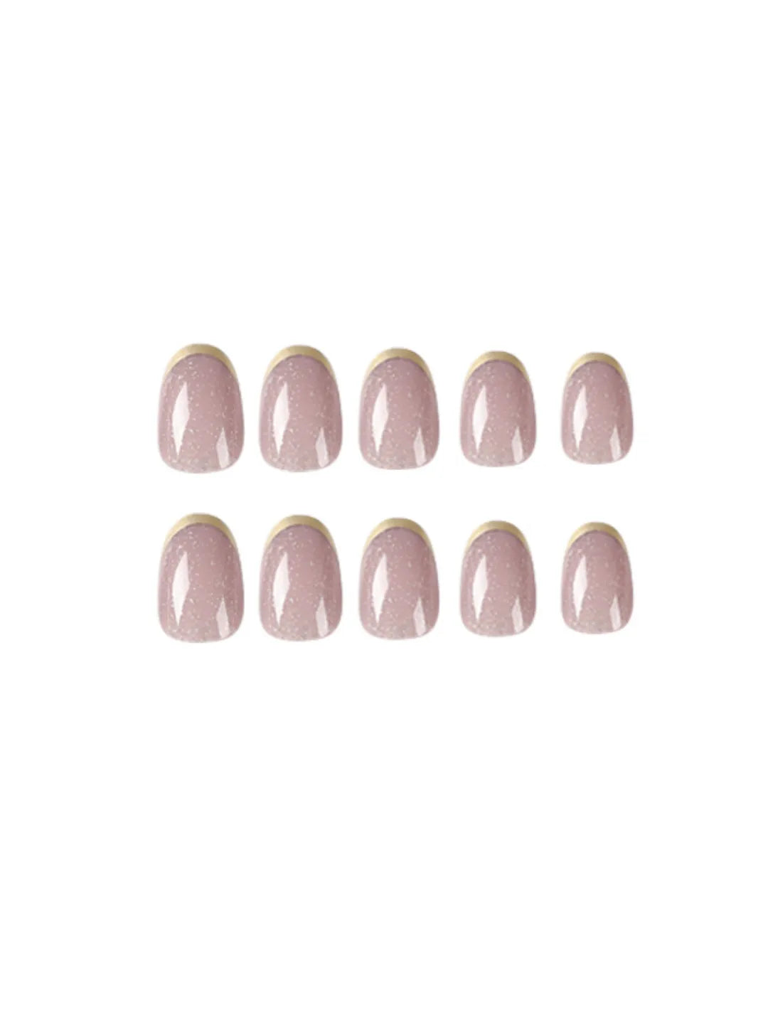 BLUSH GLITTER FRENCH