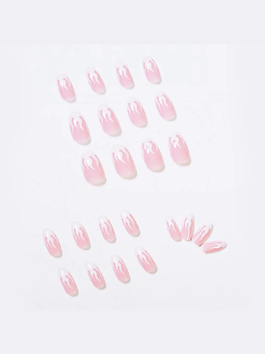 SHORT FLAME NAILS
