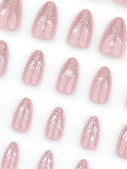 ROSE GLITTER KISS