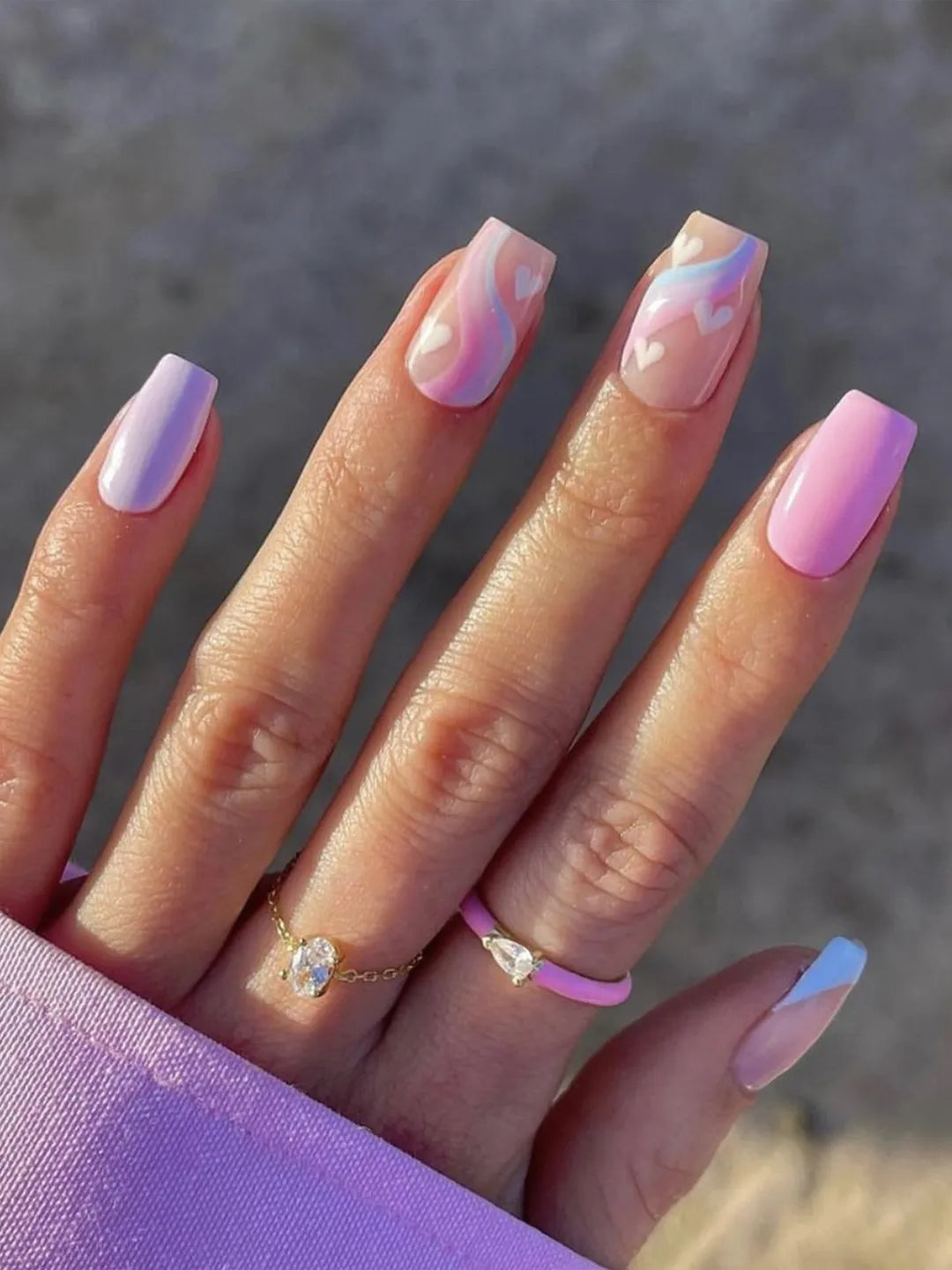 CANDY SWIRL PRESS-ONS