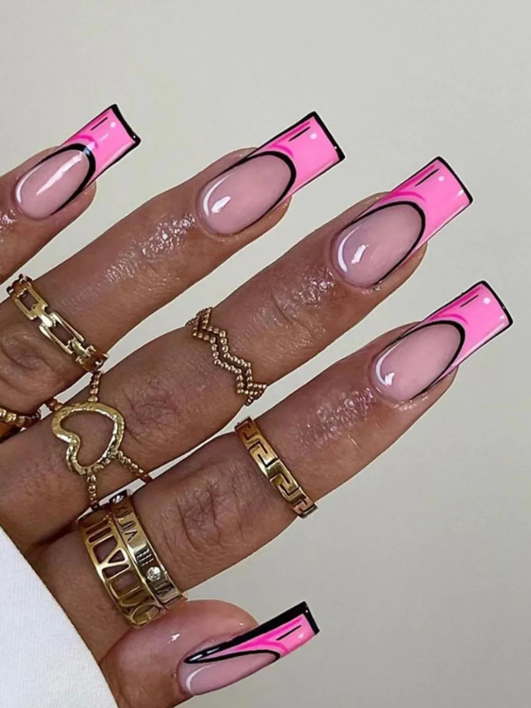 GEOMETRIC PINK PRESS