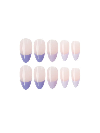 LILAC FRENCH TIPS