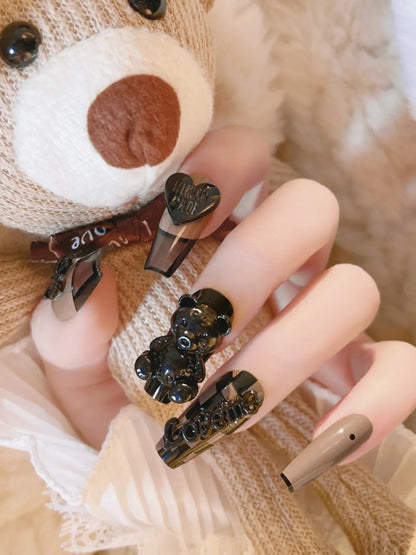 CHECKERED BOW NAILS