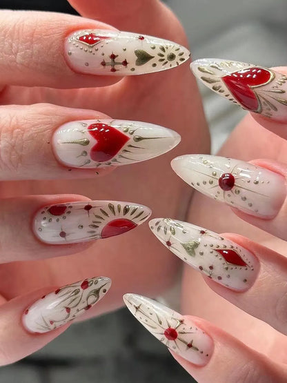 CRYSTAL HEART STILETTOS