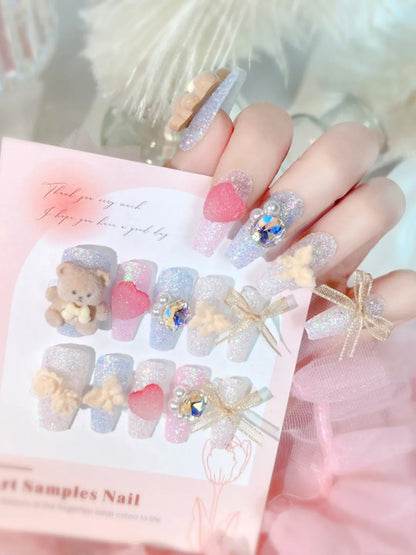 KAWAII GLITTER BEAR