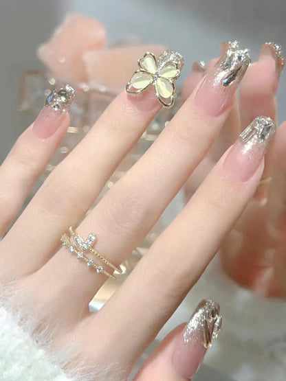 GLITTER BUTTERFLY PRESS-ONS