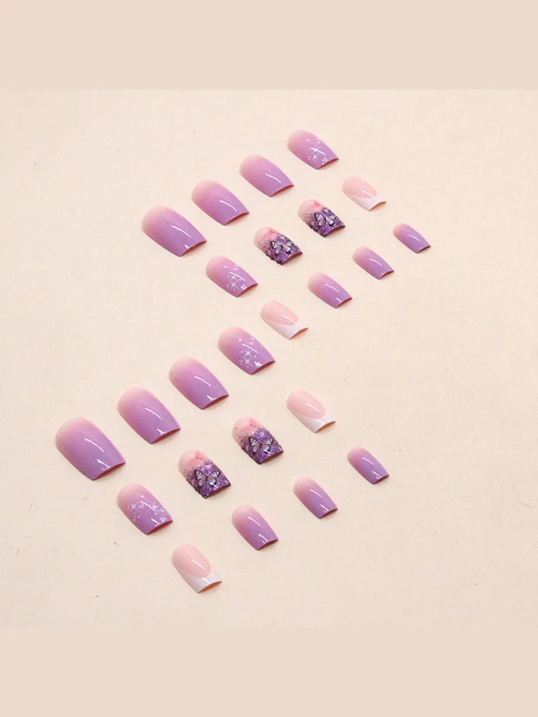 GLITTER BLOSSOM NAILS