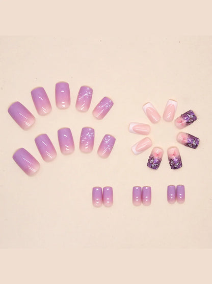GLITTER BLOSSOM NAILS