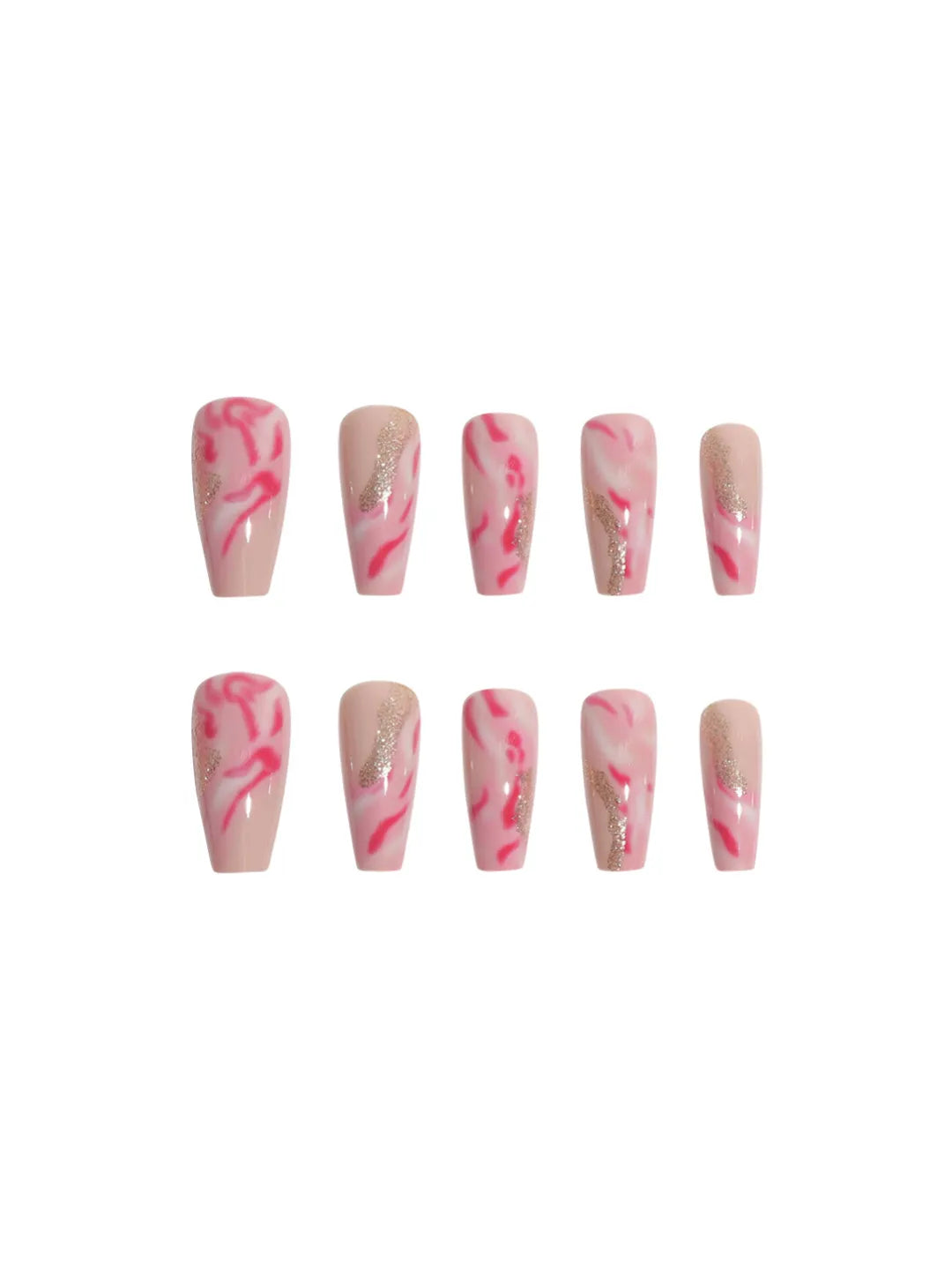 PINK MARBLE PRESSONS