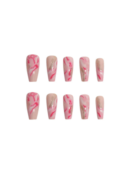 PINK MARBLE PRESSONS