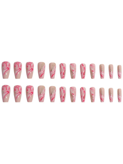 PINK MARBLE PRESSONS