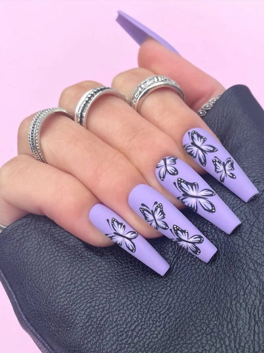 LAVENDER BUTTERFLY COFFIN