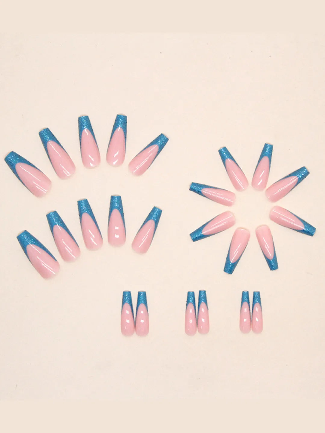 GLITTER FRENCH COFFIN